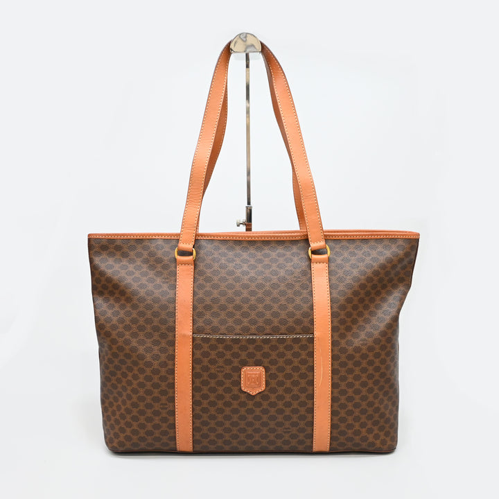 CELINE MacadamPattern leather tote bag P44425V
