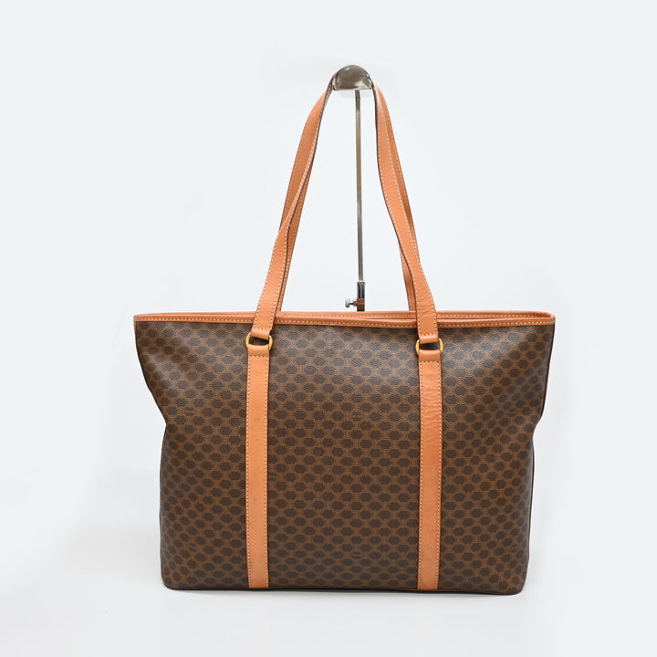 CELINE MacadamPattern leather tote bag P44425V