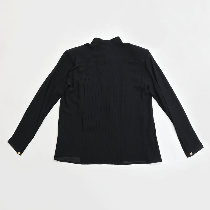 CHANEL 샤넬 코코 마크 버튼 블라우스 P44306V