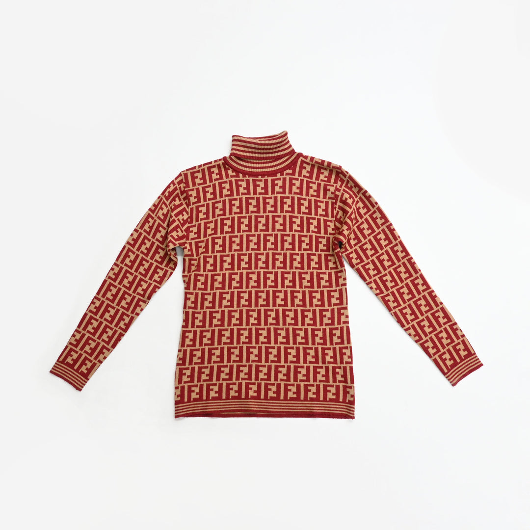 タートルネックニット