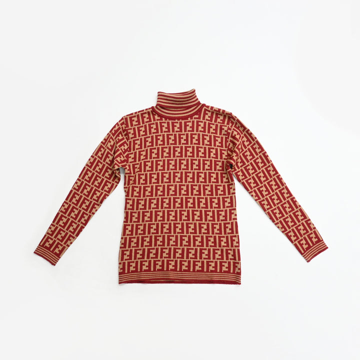 タートルネックニット