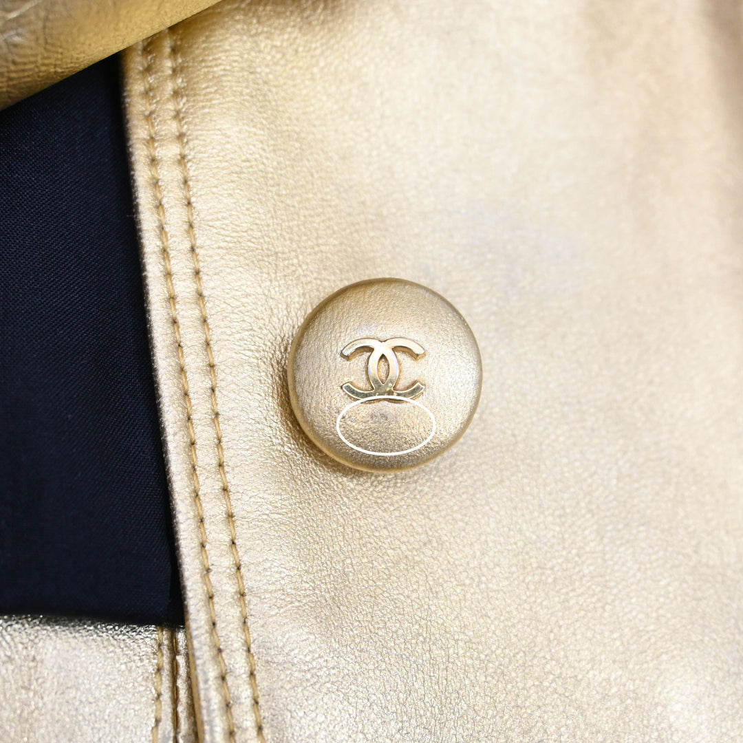 CHANEL Lambskin Leather Vest P44054V