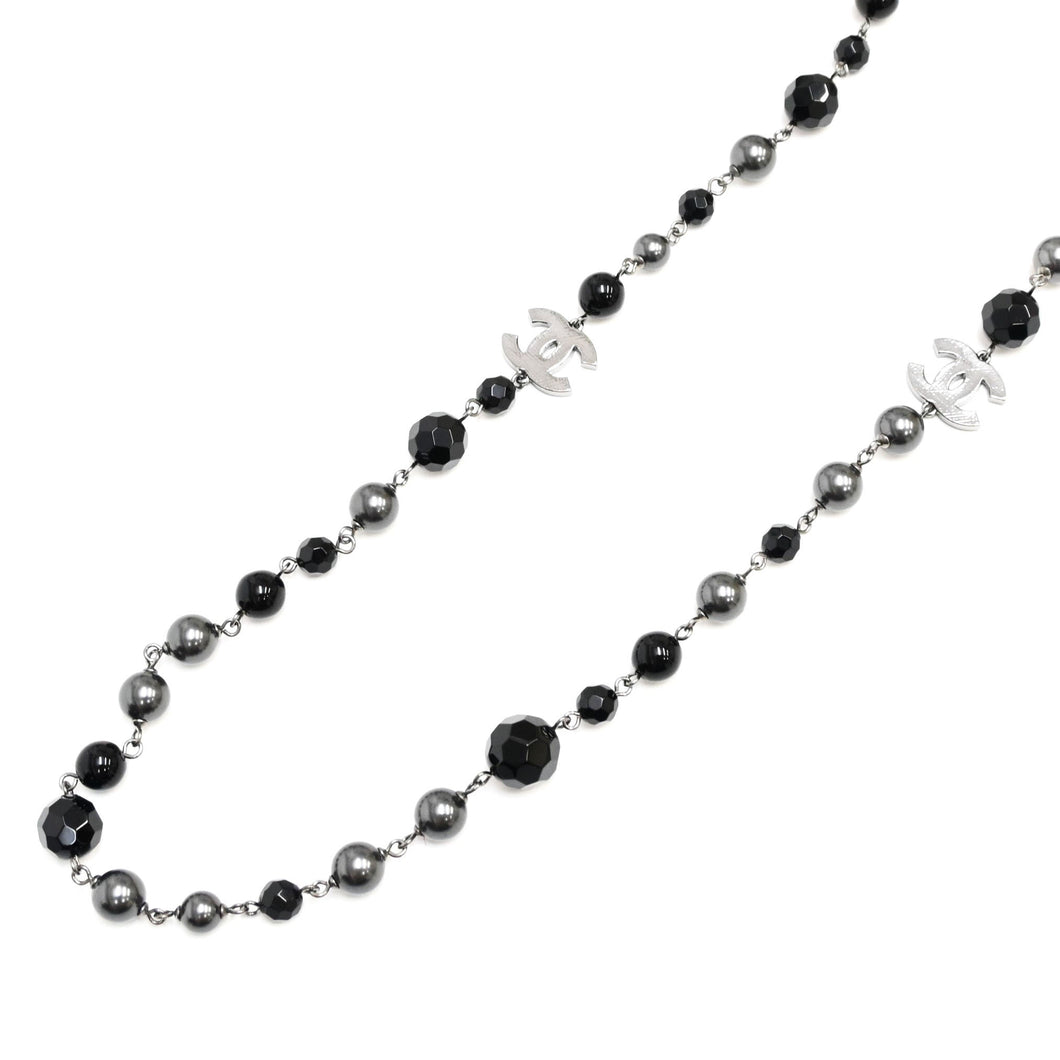 *CHANEL Chanel Coco Mark Long Necklace P17630V