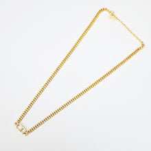 Load image into Gallery viewer, ChristianDIOR Christian Dior Kihei Chain CD Logo Necklace P43693V
