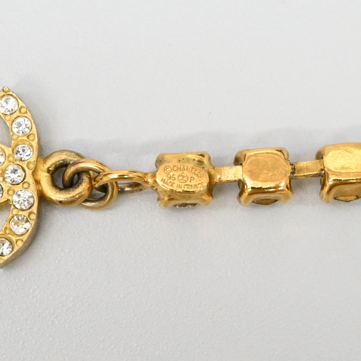CHANEL Coco Mark Rhinestone Anklet P44614V
