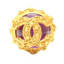 Load image into Gallery viewer, *CHANEL Chanel Coco Mark Gripoix Earring P42796V
