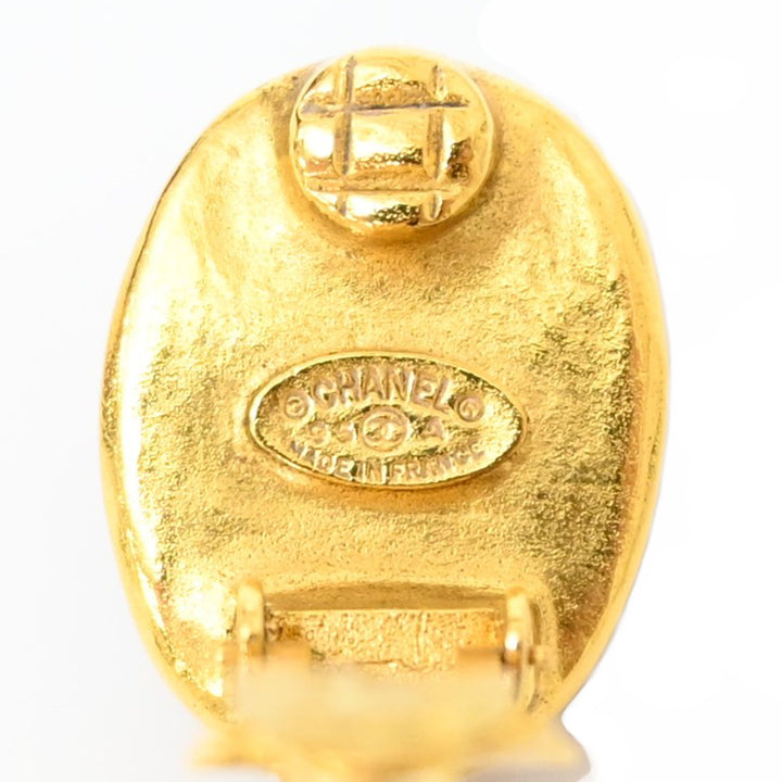 *CHANEL Chanel Coco Mark Color Stone Earring P3015V