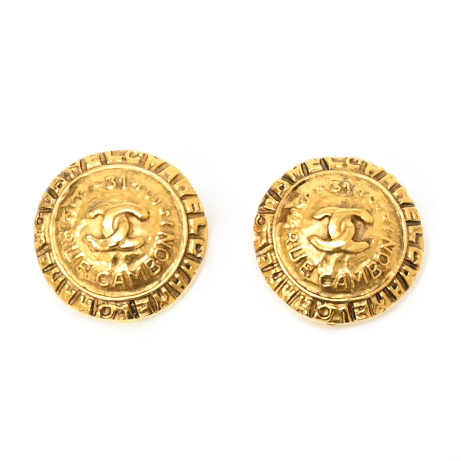 *CHANEL Chanel Coco Mark Earring P13267V