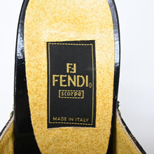 将图片加载到图库查看器，Fendi Fendi Zukka图案会标凉鞋P26730V
