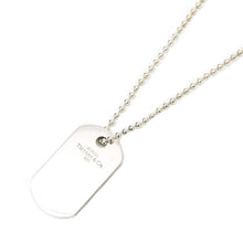 Load image into Gallery viewer, *Tiffany &amp; co. Tiffany dog ​​tag necklace P42815V
