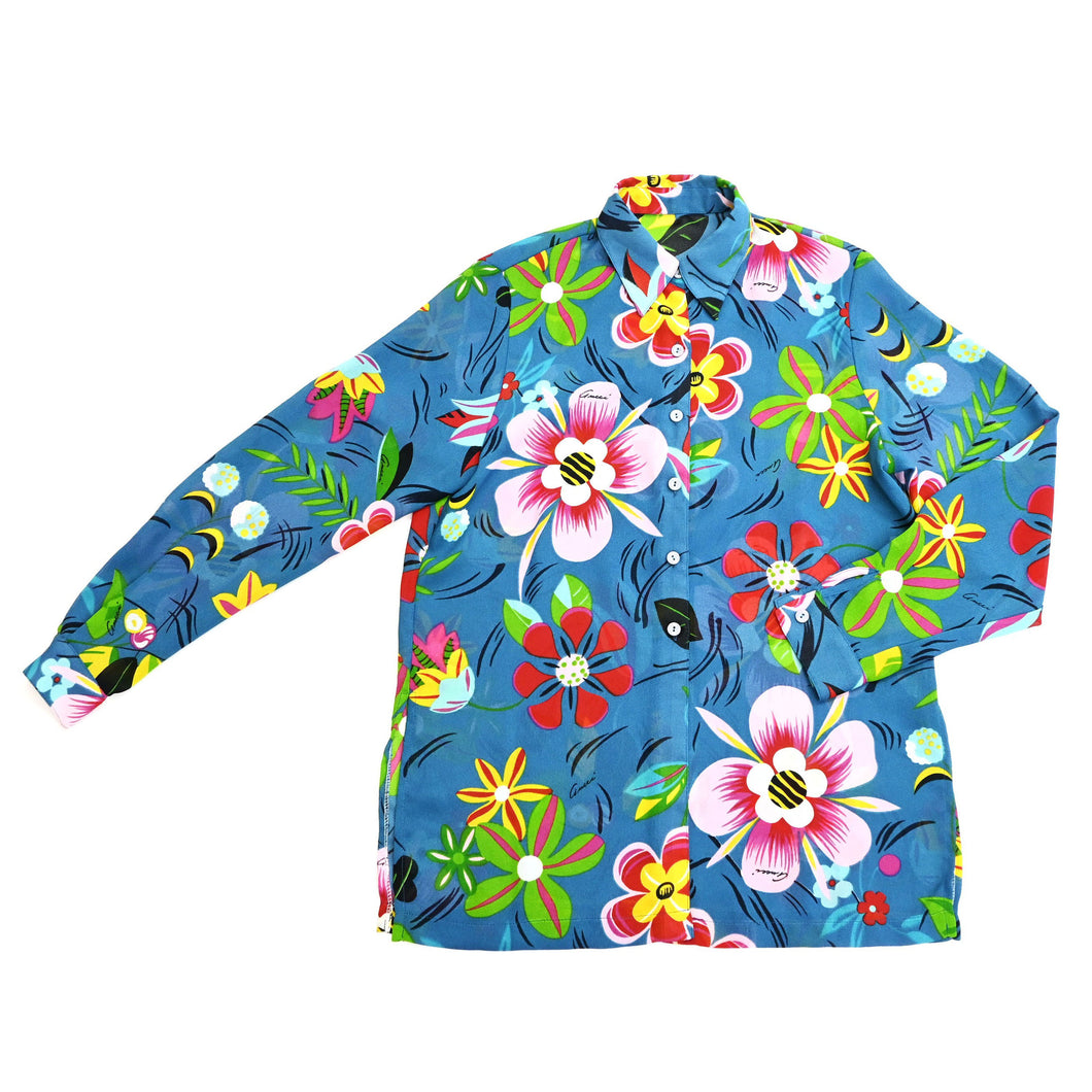 *GUCCI Gucci Flower Pattern Shirt P42198V