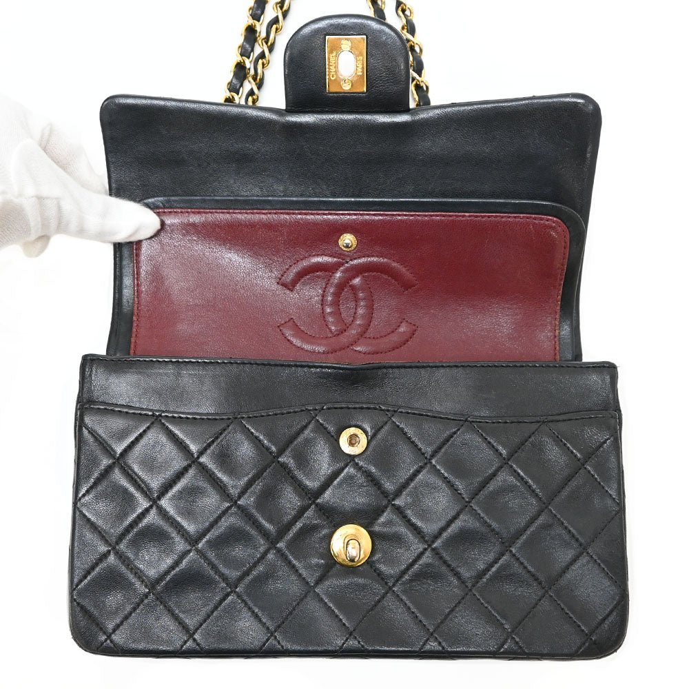 CHANEL シャネル マトラッセ ダブルフラップ チェーンショルダーバッグ