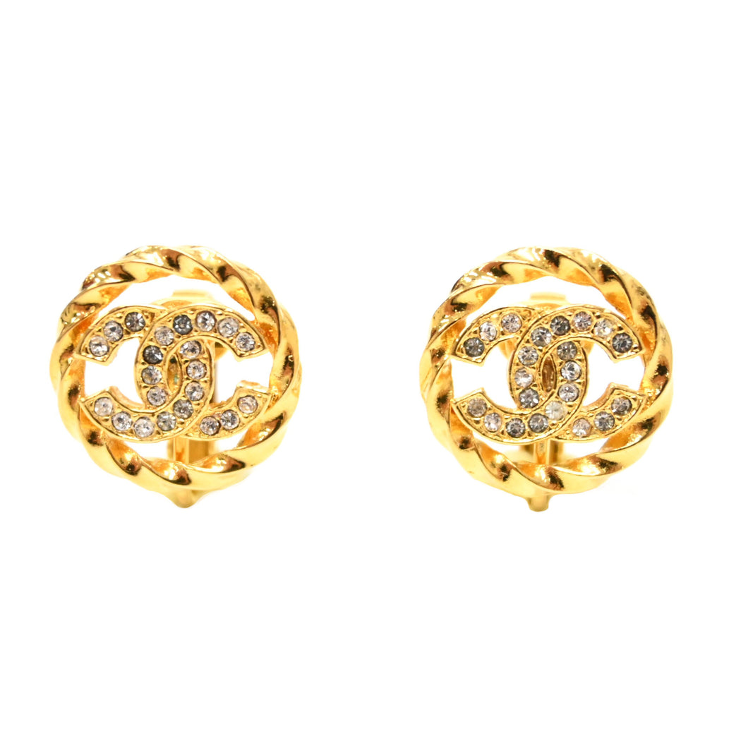 CHANEL Chanel Coco Mark Rinstone Earring P42958V