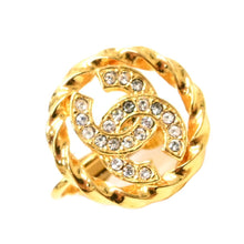 Load image into Gallery viewer, CHANEL Chanel Coco Mark Rinstone Earring P42958V
