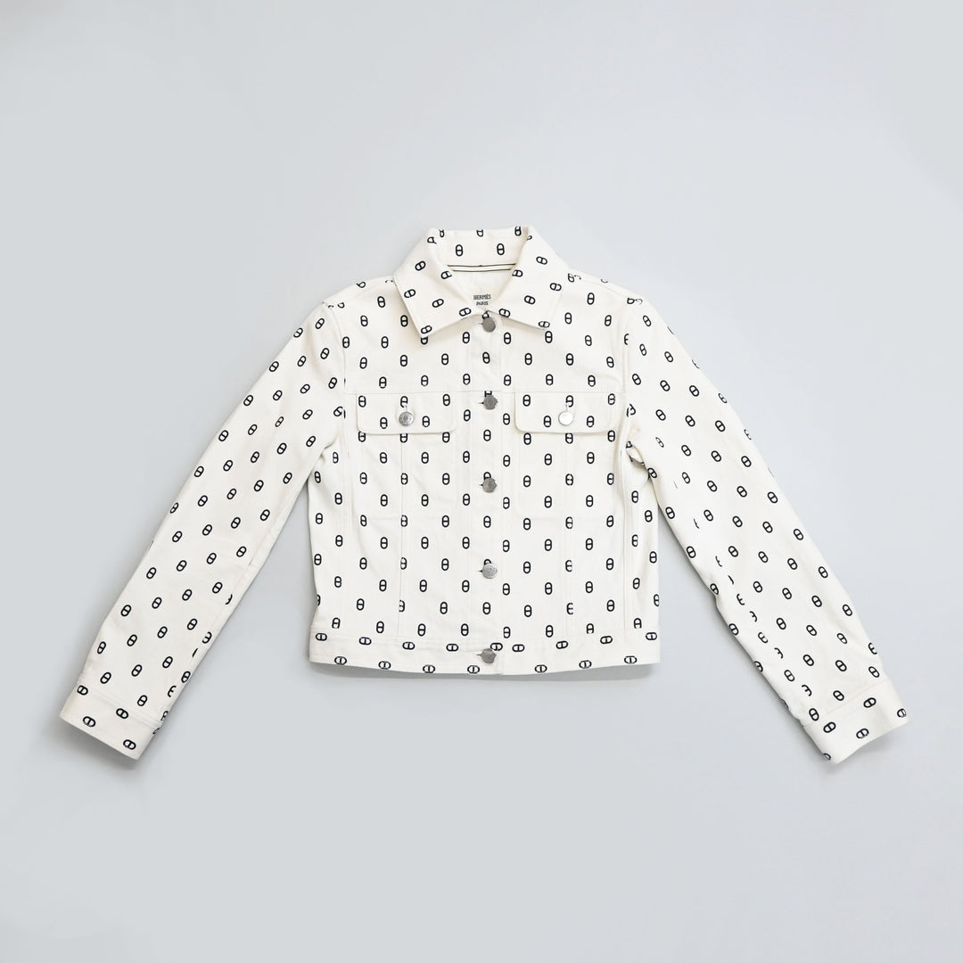 HERMES Chaine d'Ancle Margiela Denim Jacket P44218V