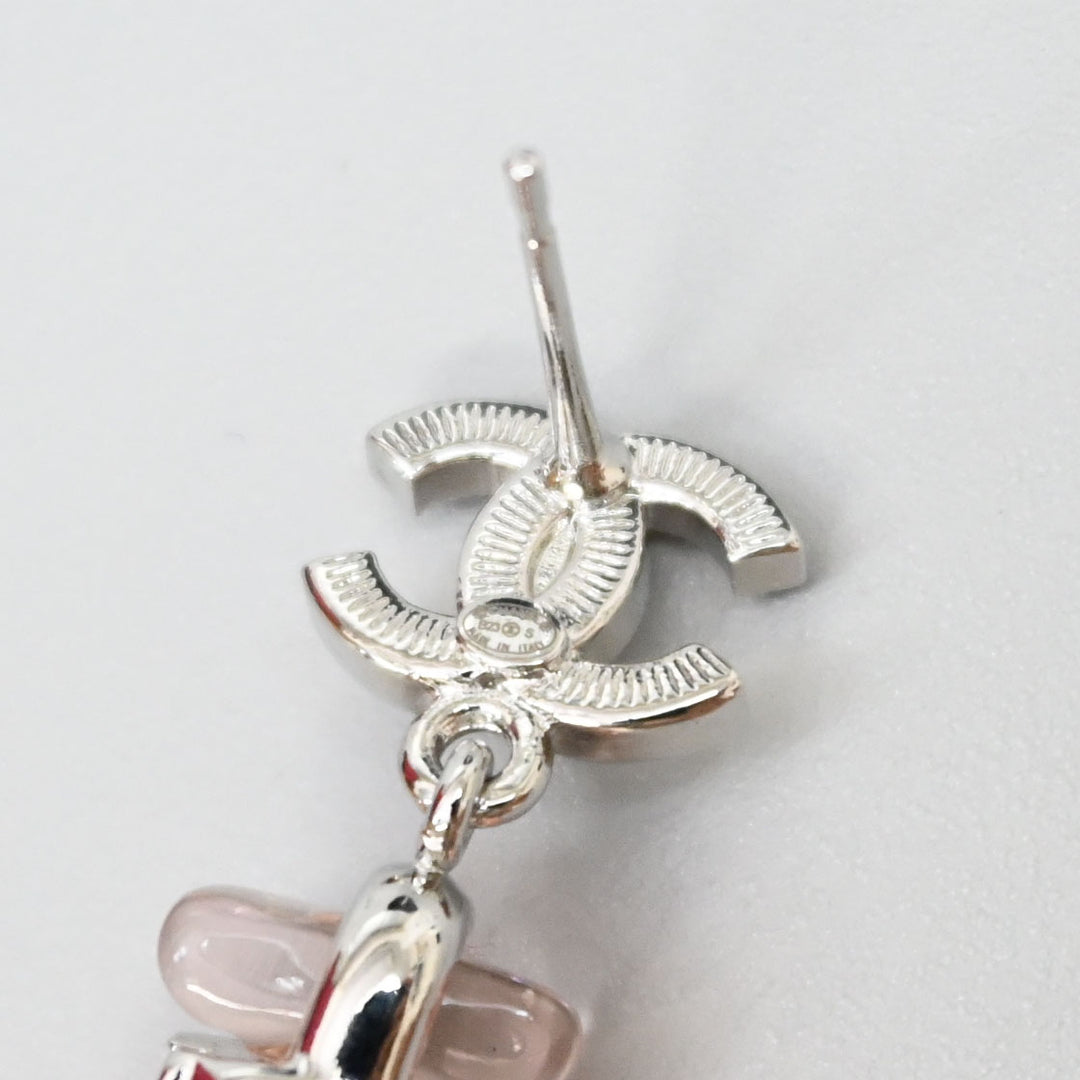 CHANEL Coco Mark Perfume Bottle Perfume Bottle Rhinestone Earrings P44098V