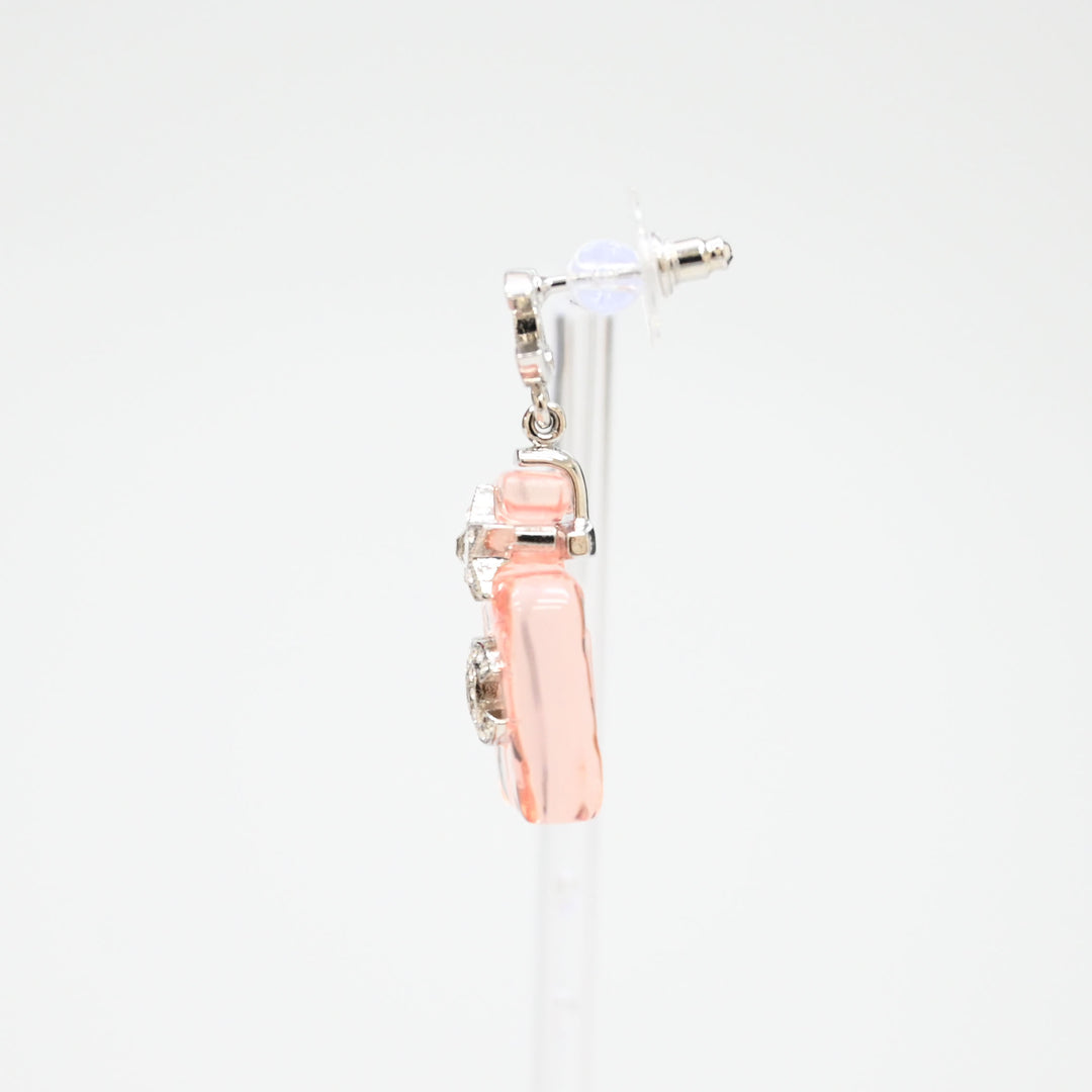 CHANEL Coco Mark Perfume Bottle Perfume Bottle Rhinestone Earrings P44098V
