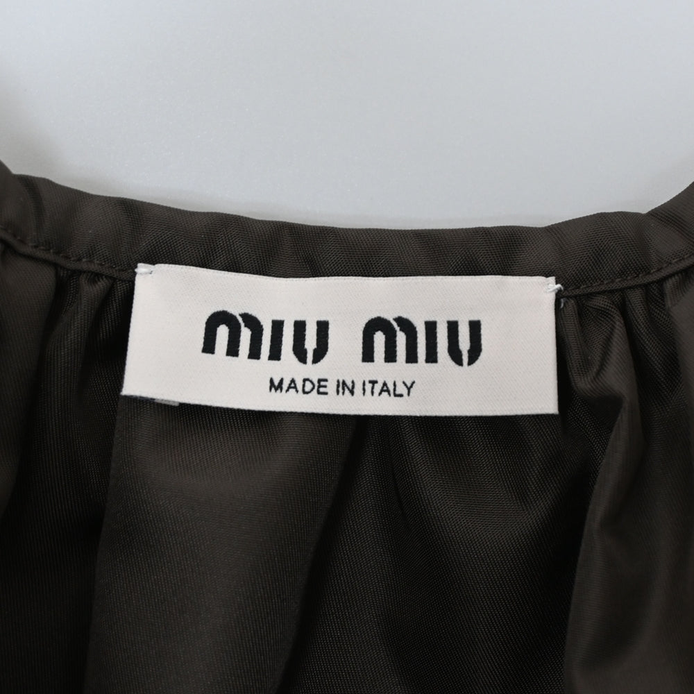 ミュウミュウ テクニカルガザールスカート