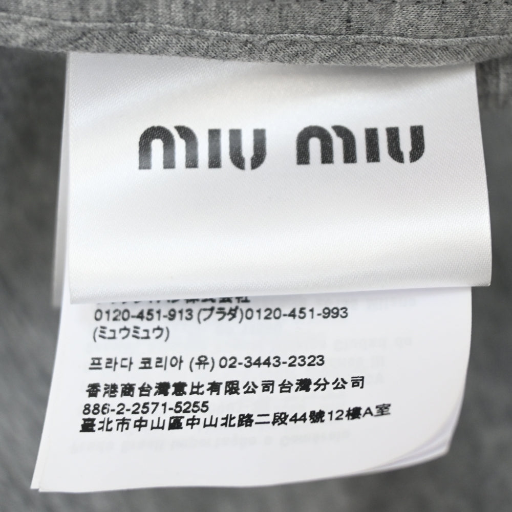 Miu Miu Leather Jacket Women's 38