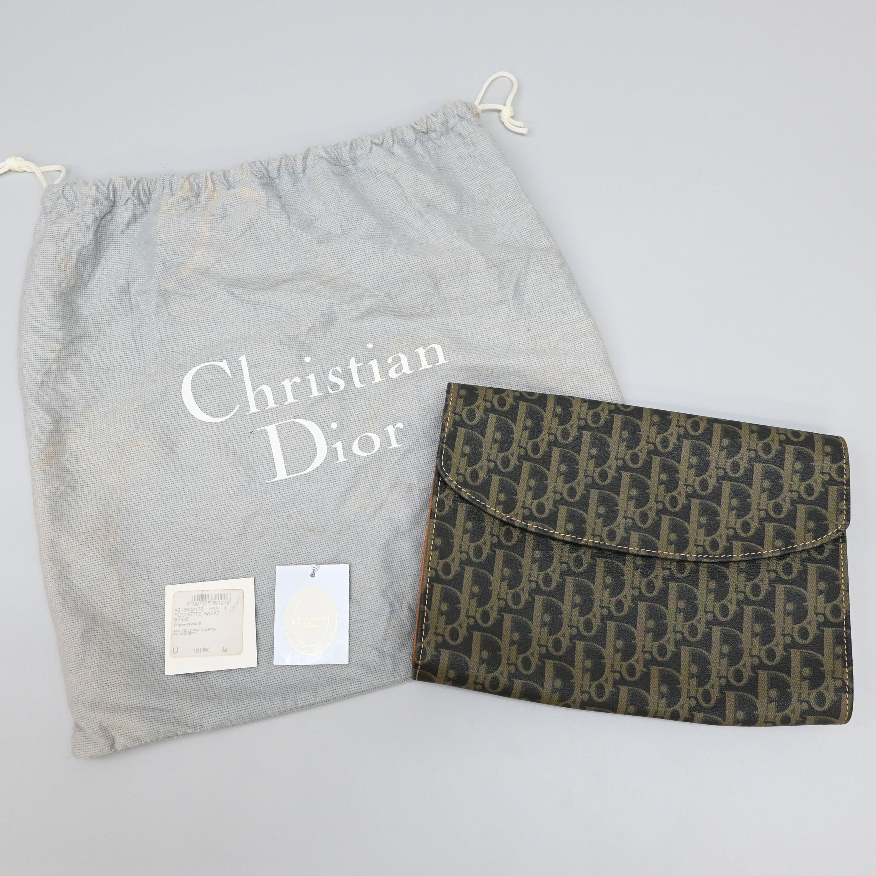 ChristianDior クリスチャンディオール トロッター柄 ロゴグラム
