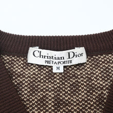 画像をギャラリービューアに読み込む, *ChristianDior クリスチャンディオール トロッター柄 ロゴグラム ニットベスト P43132V
