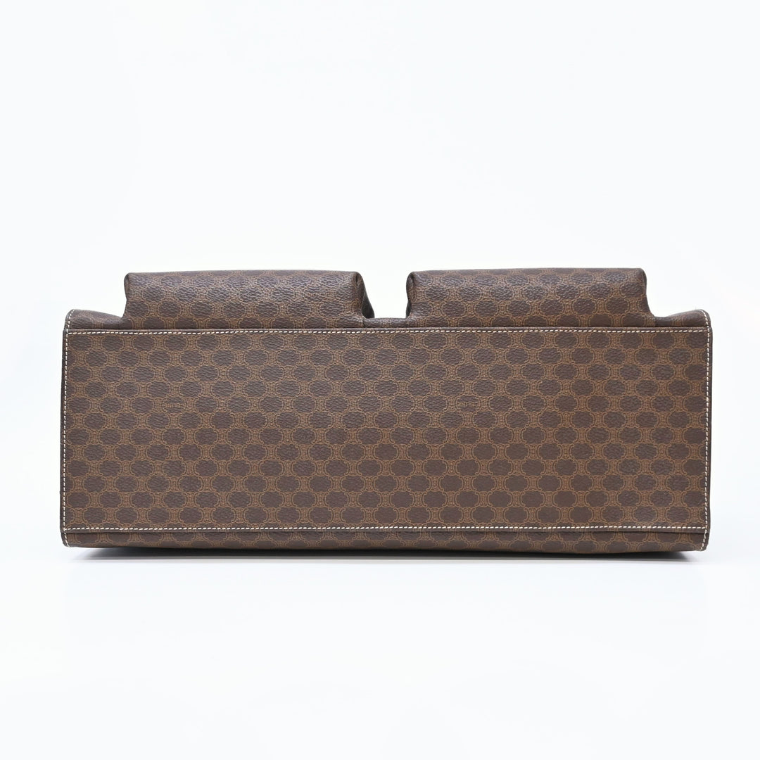 Celine 碎石图案 Gancini 手提包 P43175V