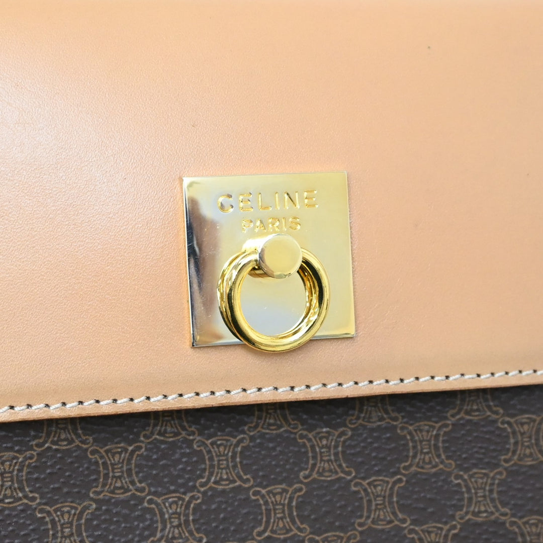Celine 碎石图案 Gancini 手提包 P43175V