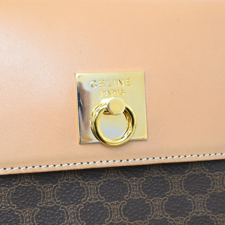 Celine 碎石图案 Gancini 手提包 P43175V