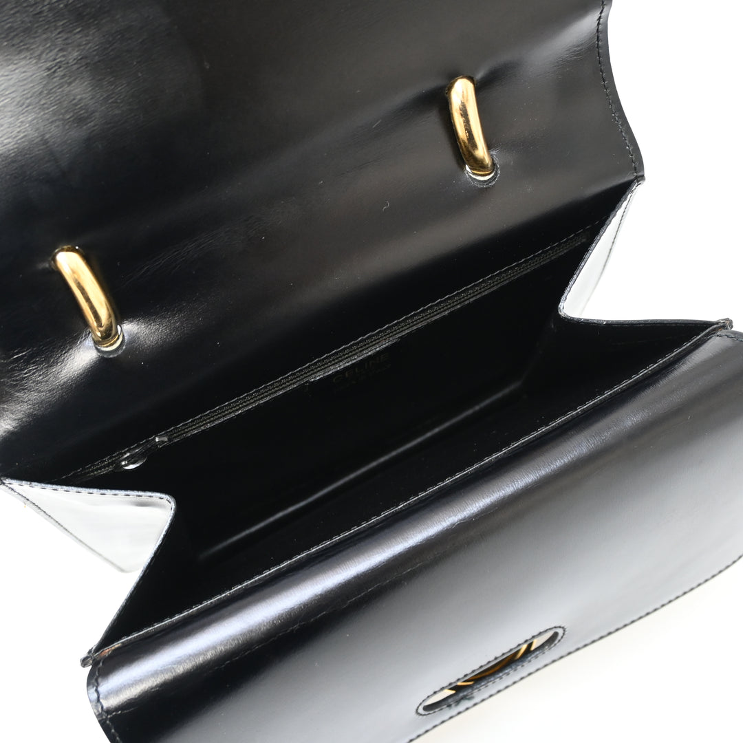*CELINE セリーヌ  ガンチーニ  ダブルフラップハンドバッグ P43173V