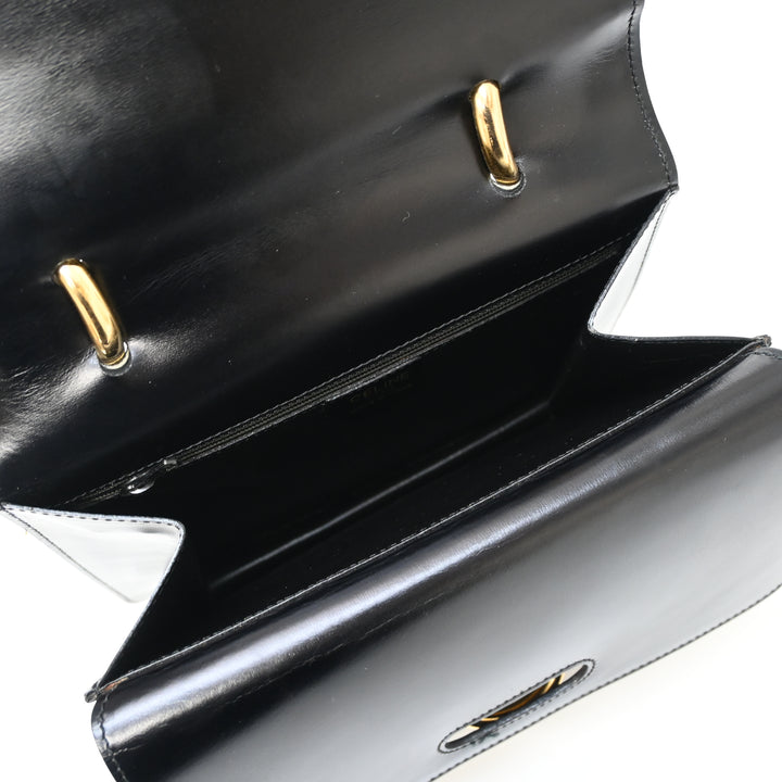 *CELINE セリーヌ  ガンチーニ  ダブルフラップハンドバッグ P43173V