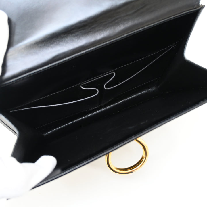 *CELINE セリーヌ  ガンチーニ  ダブルフラップハンドバッグ P43173V