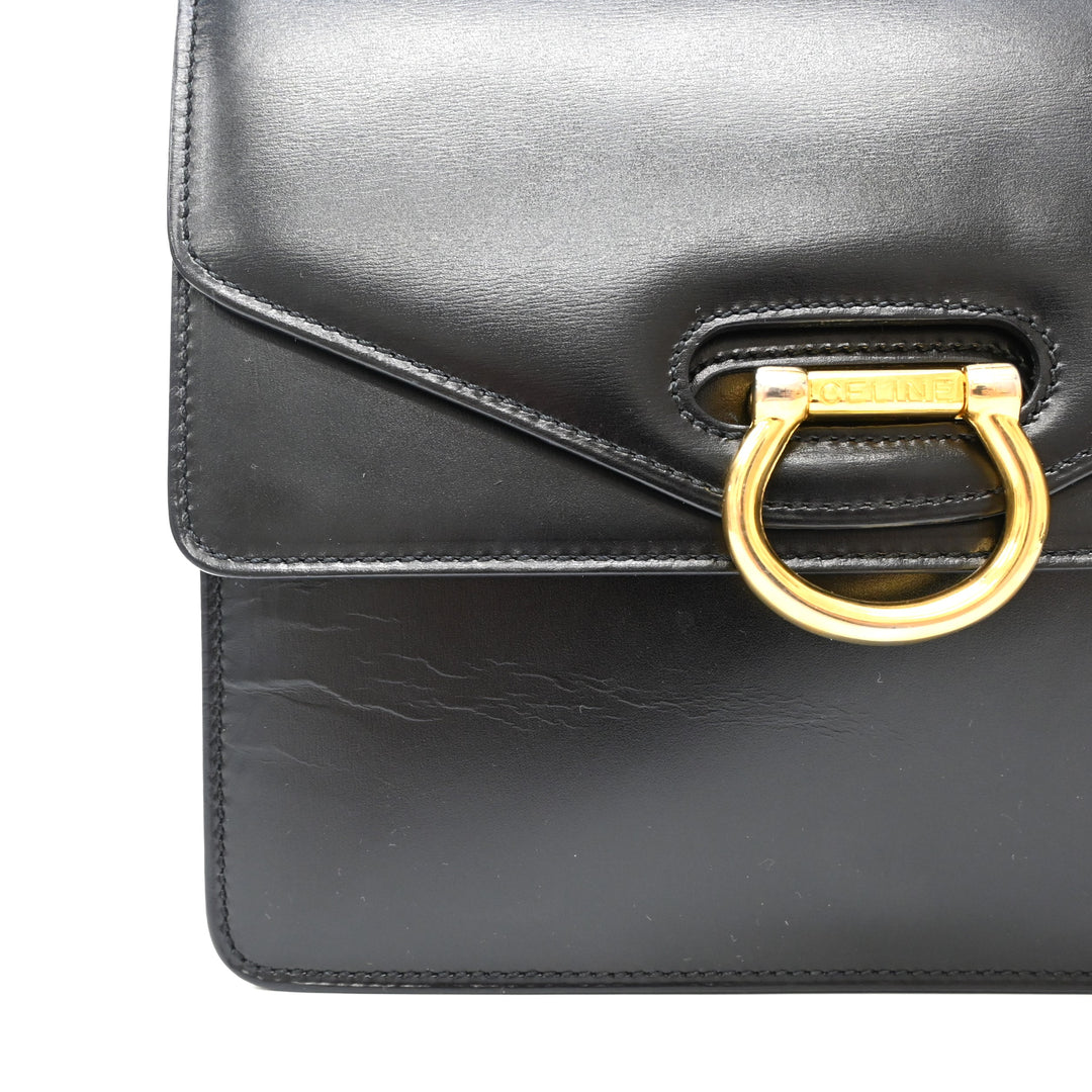*CELINE セリーヌ  ガンチーニ  ダブルフラップハンドバッグ P43173V