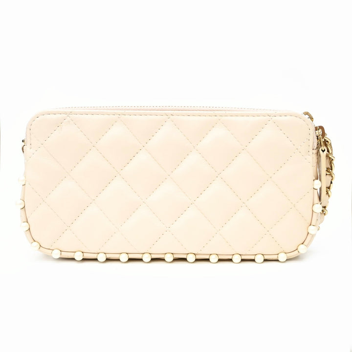 CHANEL シャネル マトラッセ ショルダーウォレット P43102V