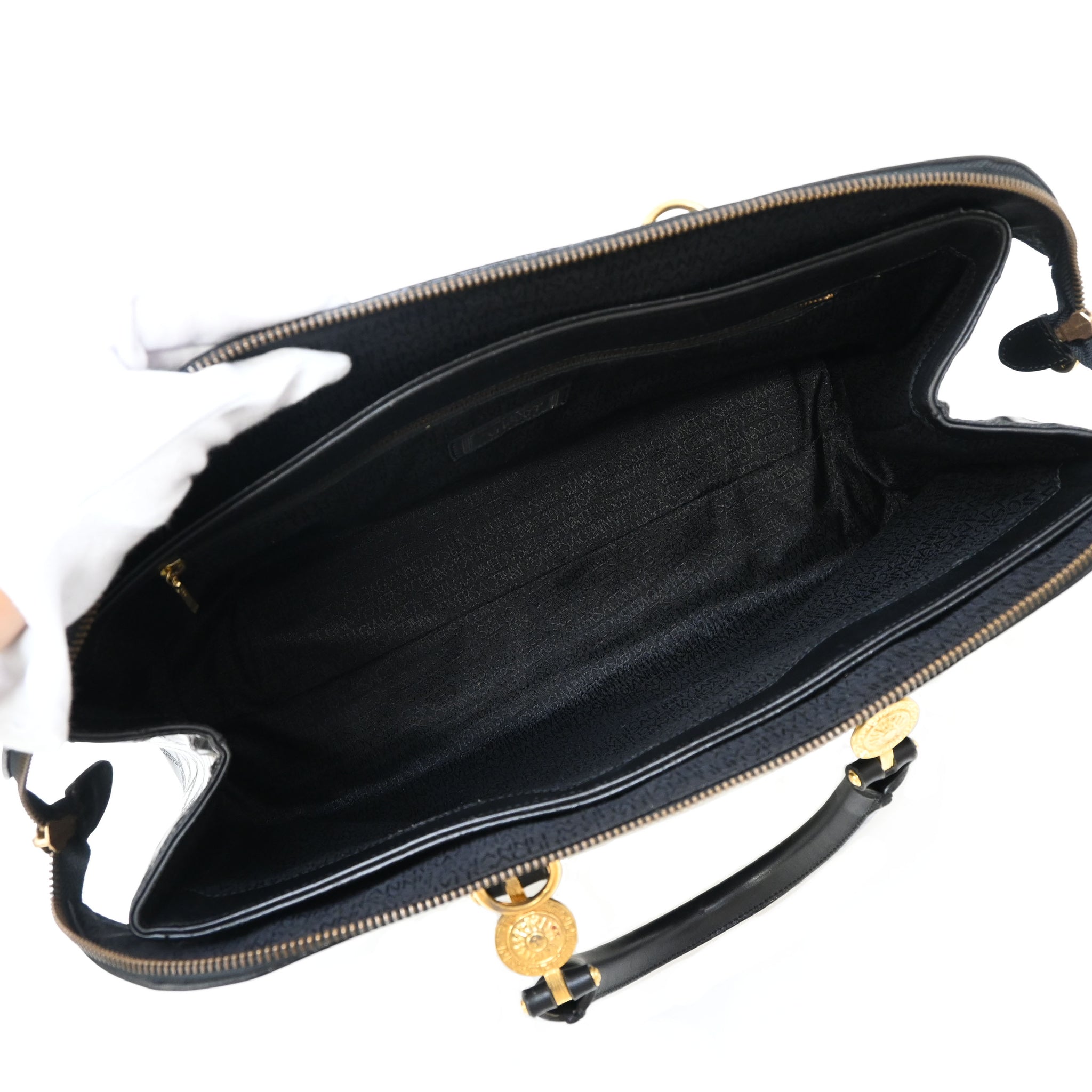未使用品 稀少 ヴィンテージ GIANNI VERSACE レオパード柄 財布