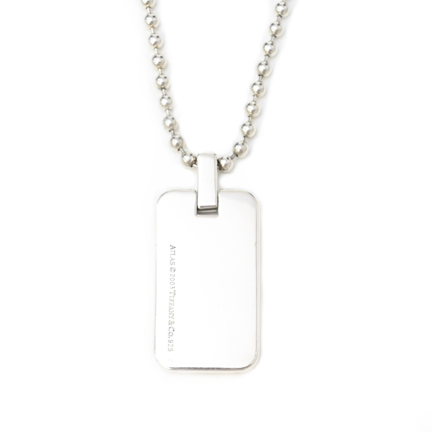 TIFFANY&Co. ティファニー アトラス プレート ネックレス