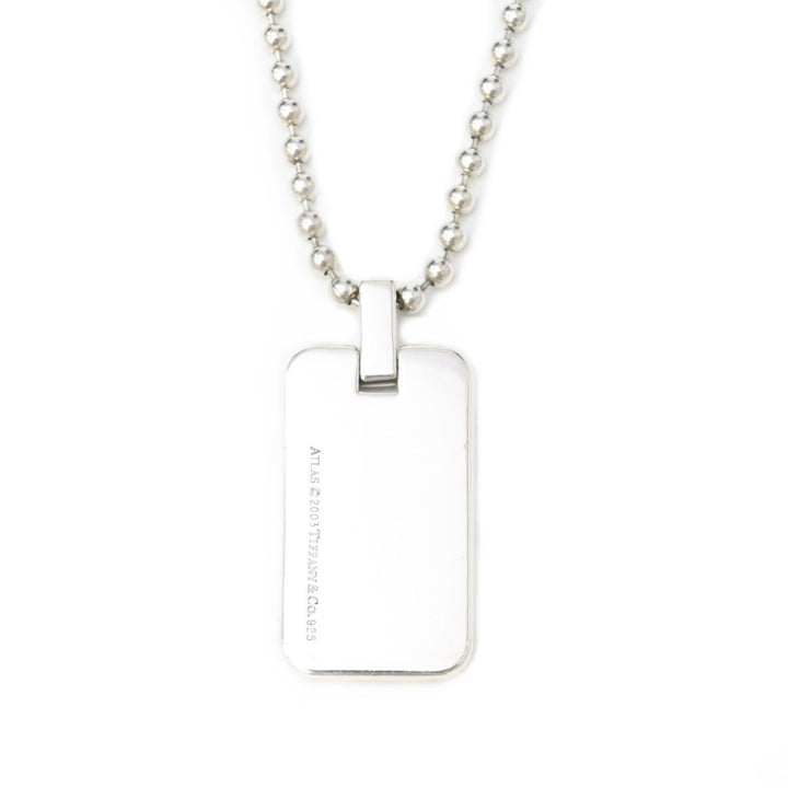 Tiffany＆Co。Tiffany Atlas Plate项链P43118V