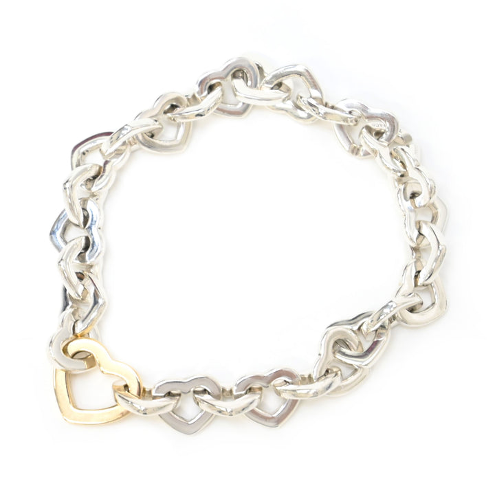 TIFFANY & CO. Tiffany Heart Link Bracelet P43130V