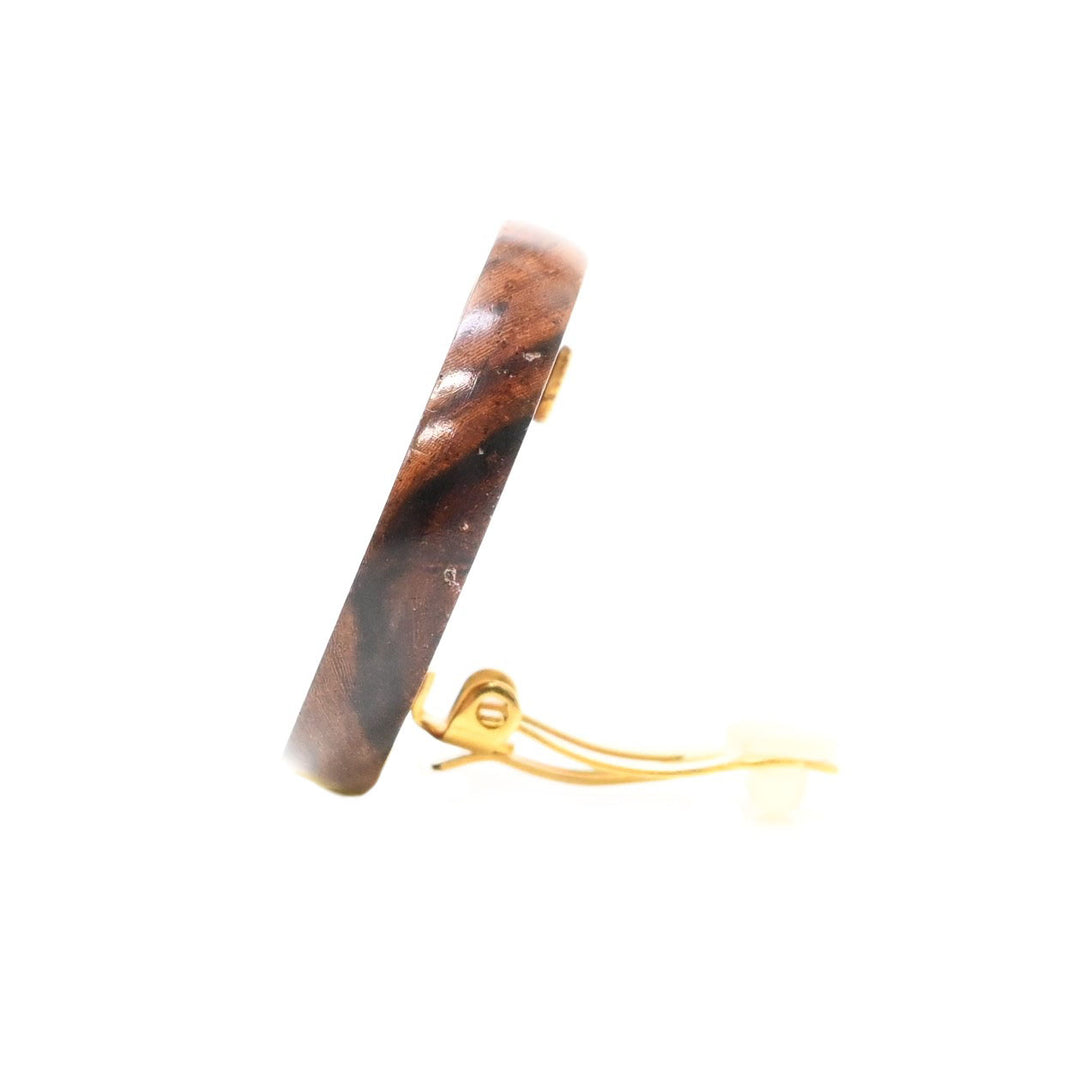 *Hermes Serie Wood Earrings P43271V