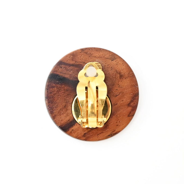 *Hermes Serie Wood Earrings P43271V