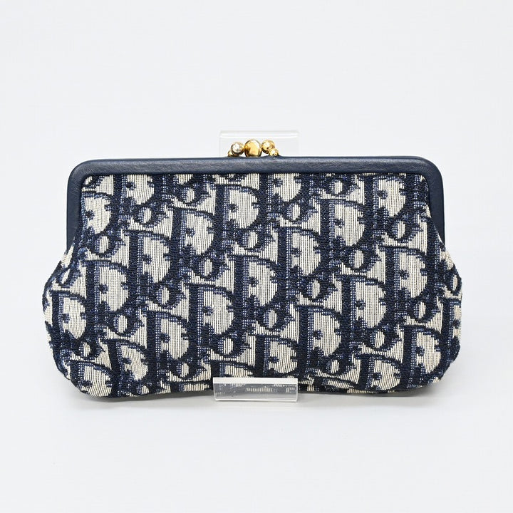 Christian Dior ポーチ トロッター がま口 80s
