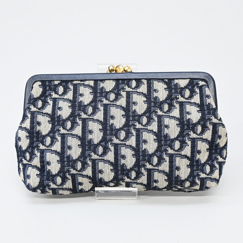 Christian Dior ポーチ トロッター がま口 80s