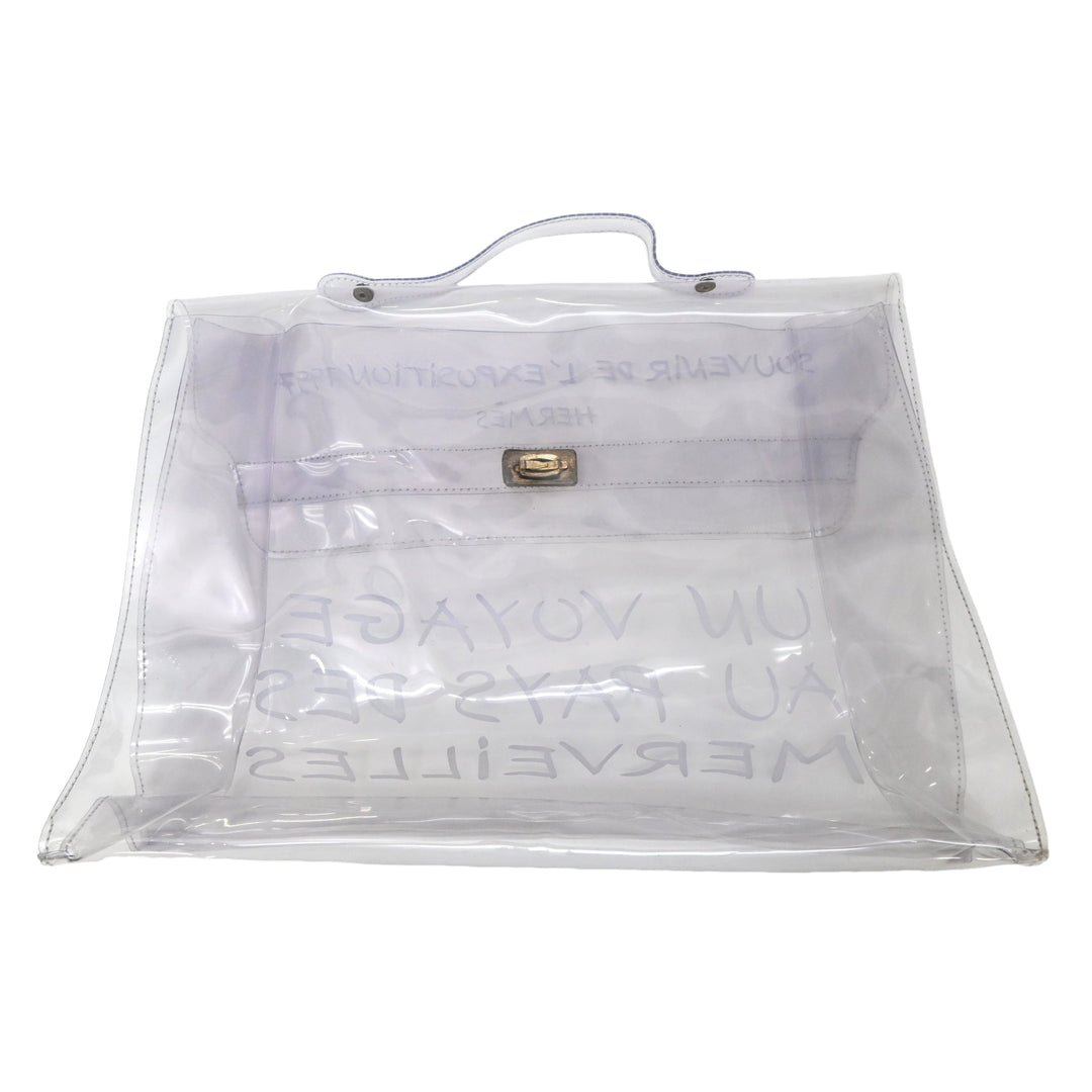 HERMES Hermes Vinyl Kerry Handbag P43274V