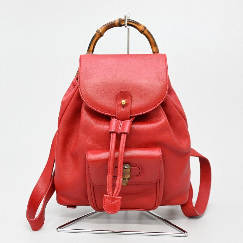 GUCCI 배낭 데이팩 대나무