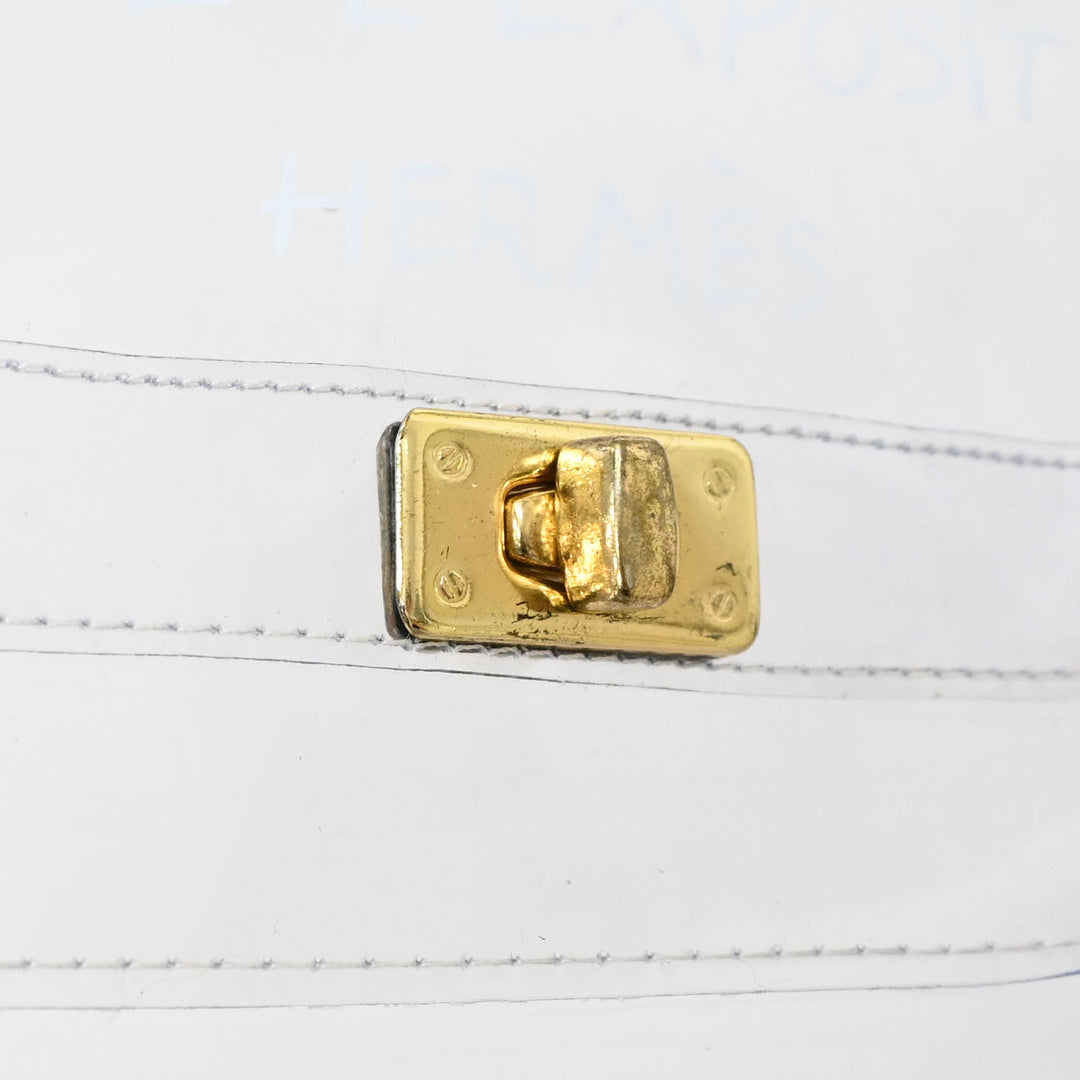HERMES Hermes Vinyl Kerry Handbag P43274V