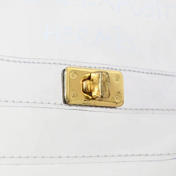 HERMES Hermes Vinyl Kerry Handbag P43274V