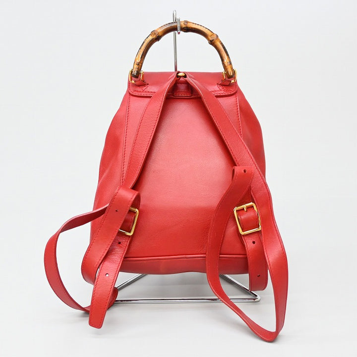 GUCCI 배낭 데이팩 대나무