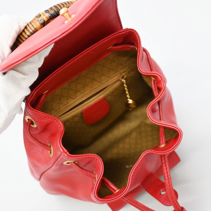 GUCCI 배낭 데이팩 대나무