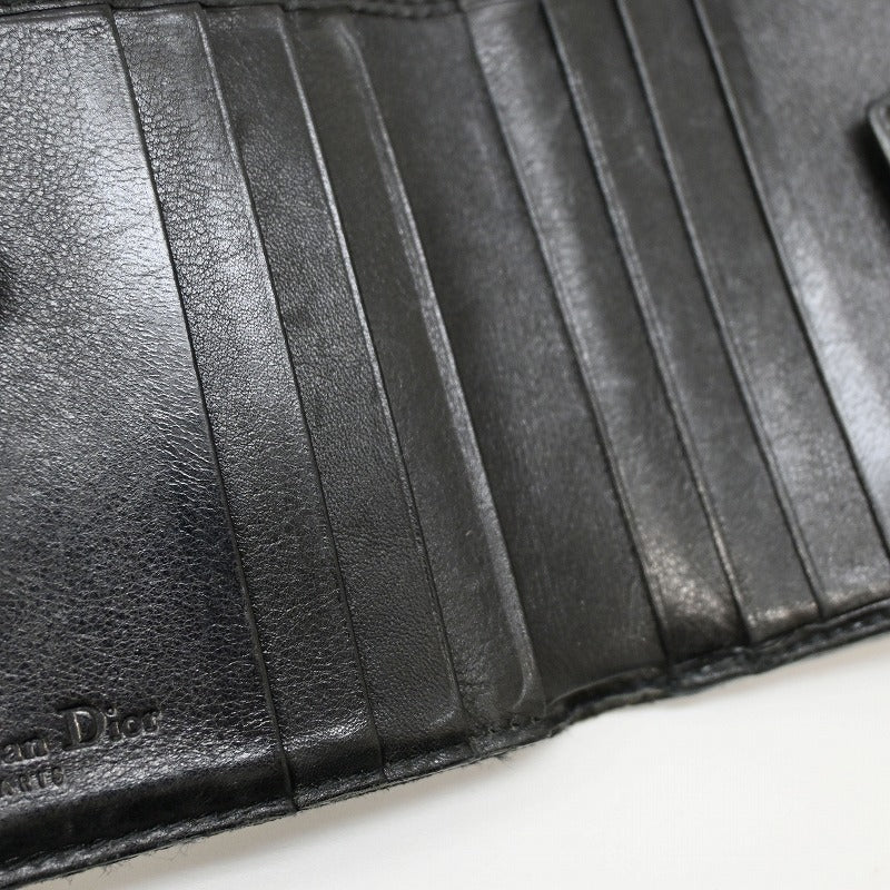 Christian Dior Bifold Wallet Street Chic Trotter 00s