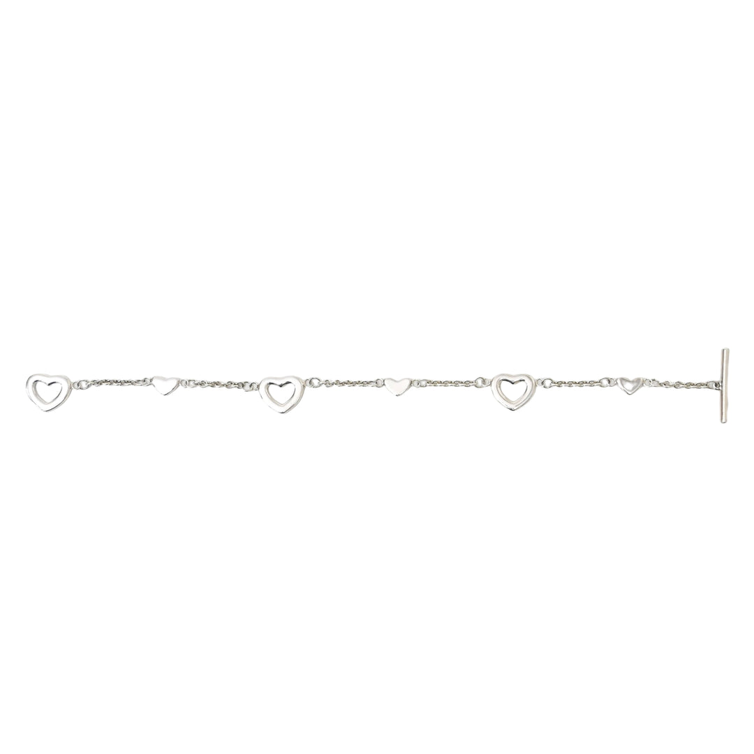 TIFFANY & CO. Tiffany Heart Link Bracelet P43174V