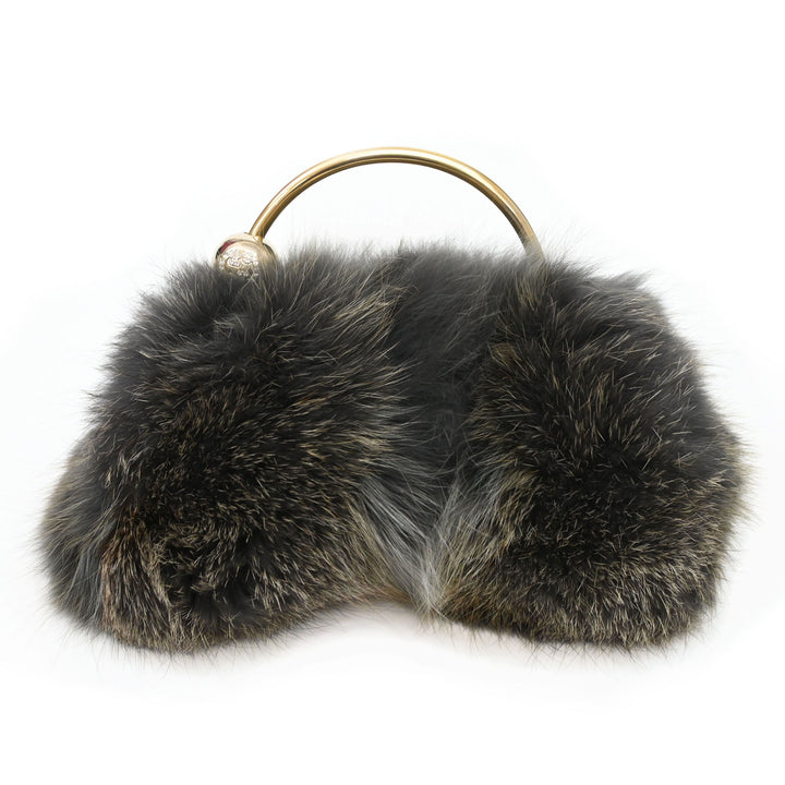 GUCCI Gucci Fox Fur Handbag P1970V